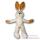 Peluche Lapin Blanc Gabriel Les Petites Marie 30cm